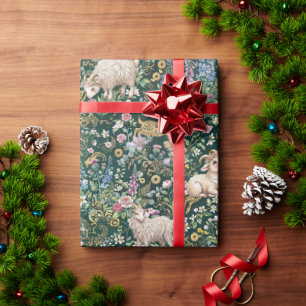 Papier cadeau chanceux Cottagecore Capricorne