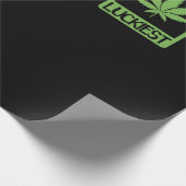 Papier Cadeau Chanceux Plus chanceux Le plus chanceux ST PATRICK (Coin)