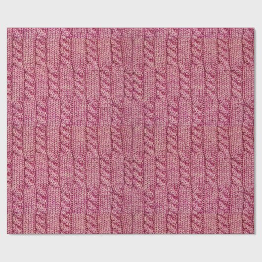 Papier Cadeau Chandail à câble (Plat)