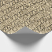 Papier Cadeau Chandail à câble (Coin)