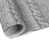 Papier Cadeau Chandail à câble (Coin rond)