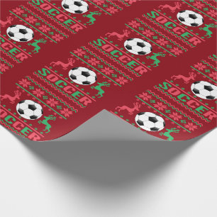 Papier Cadeau Chandail de vacances moche de football