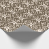 Papier Cadeau Chandail juste de vacances d'île de flocon de (Coin)