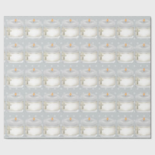 Papier Cadeau Chandelles Christening