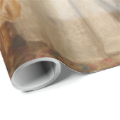 Papier Cadeau Changer de maison (vie mariée) (cadeau Mariage) (Coin rond)