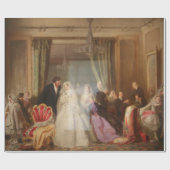 Papier Cadeau Changer de maison (vie mariée) (cadeau Mariage) (Plat)