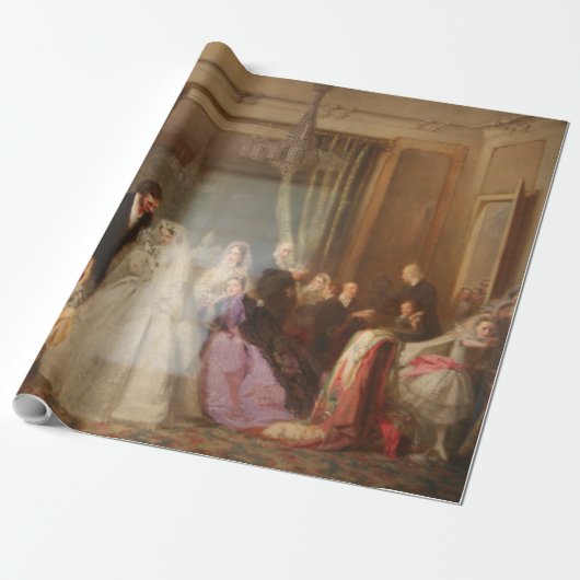 Papier Cadeau Changer de maison (vie mariée) (cadeau Mariage) (Déroulé)