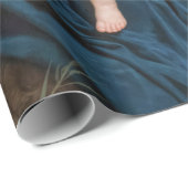 Papier Cadeau Chanson des anges de William-Adolphe Bouguereau (Coin rond)