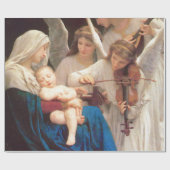 Papier Cadeau Chanson des Anges - William-Adolphe Bouguereau (Plat)