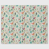 Papier Cadeau Chanson d'hiver (Plat)