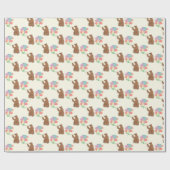 Papier Cadeau Chanson d'ours (Plat)