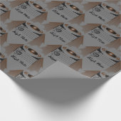 Papier Cadeau Chanson préférée de chaume à haute note (Coin)