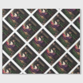 Papier Cadeau Chant de Noël le long (Plat)