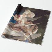 Papier Cadeau Chant des Anges (1881) de Bouguereau (Déroulé)