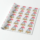 Papier Cadeau Chanter Blue Bird (Déroulé)