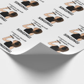 Papier Cadeau Chanter Je Me Suis Express En Chantant (Coin)