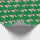 Papier Cadeau Chanteur de sable tropical sur la plage (Coin)