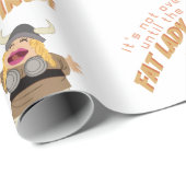 Papier Cadeau Chanteur d'opéra (Coin rond)