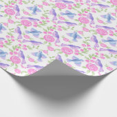 Papier Cadeau Chanteurs doux et rose (Coin)