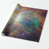 Papier Cadeau Chaos au coeur du composite Spitzer Hubble Orion (Déroulé)