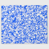 Papier Cadeau Chaos Bleu..... (Plat)