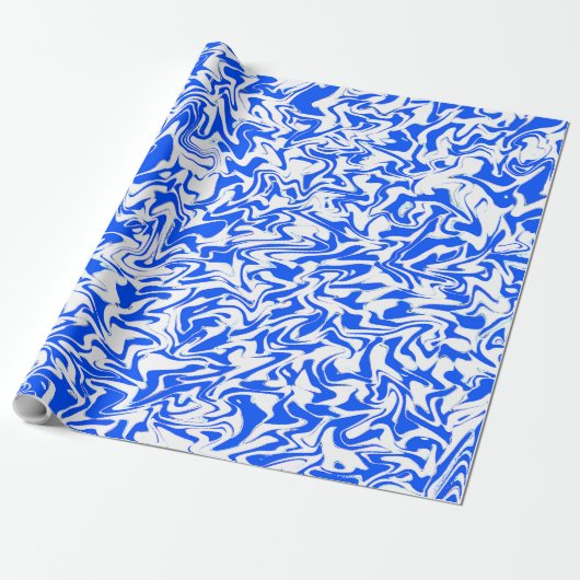 Papier Cadeau Chaos Bleu..... (Déroulé)