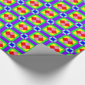 Papier Cadeau Chaos coloré 16 (Coin)