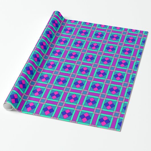 Papier Cadeau Chaos coloré 17 (Déroulé)