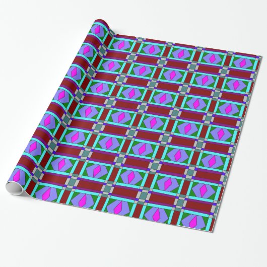 Papier Cadeau Chaos coloré 18 (Déroulé)