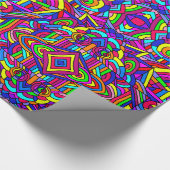 Papier Cadeau Chaos coloré 2 (Coin)