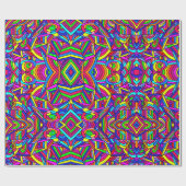 Papier Cadeau Chaos coloré 2 (Plat)