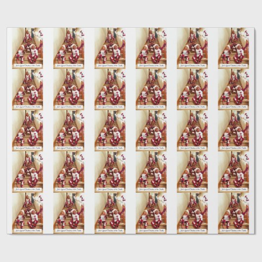 Papier Cadeau Chaos de Noël (Plat)