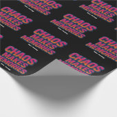 Papier Cadeau Chaos rend les souvenirs Retro Synthwave Design am (Coin)