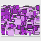 Papier Cadeau Chaos Violet (Plat)