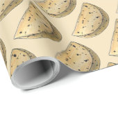 Papier Cadeau Chapati Roti Pain indien Pain Flatpain boulangerie (Coin rond)