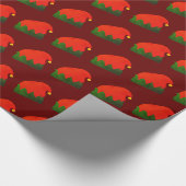 Papier Cadeau Chapeau de Père Noël (Coin)