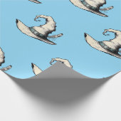 Papier Cadeau Chapeau de Sorcière Bleu (Coin)