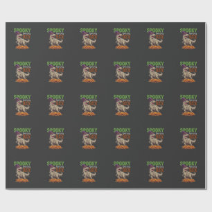 Papier Cadeau Chapeau de sorcière de dinosaure de momie de Sauru