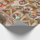 Papier Cadeau Chapelle Sixtine Plafond par Michel-Ange (Coin)
