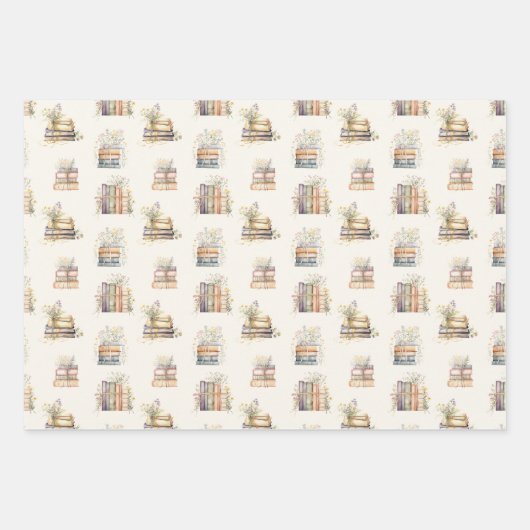 Papier cadeau chapitre nouveau livre de contes (Devant)