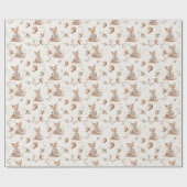 Papier Cadeau Chapitre Un Lecture Fox Motif (Plat)