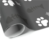 Papier Cadeau Chaque Chat Est Mon Meilleur Ami (Coin rond)