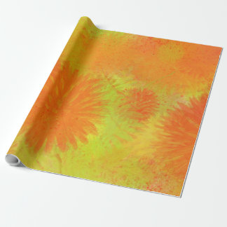 Papier Cadeau chardon jaune 