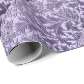 Papier Cadeau Chardon rose (Coin rond)