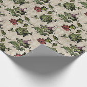 Papier Cadeau Chardon vintage (Coin)