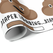 Papier Cadeau Chargement de couches (Coin rond)