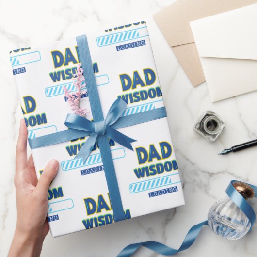 Papier Cadeau Chargement de la sagesse de papa (Cadeaux)