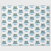 Papier Cadeau Chargement de la sagesse de papa (Plat)