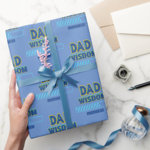 Papier Cadeau Chargement de la sagesse de papa