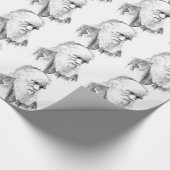 Papier Cadeau Charles Darwin, l'origine des espèces 1872 (Coin)